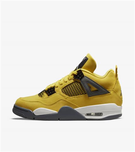 nike air jordan gelb weiss|Air Jordan 4 online bei solebox.